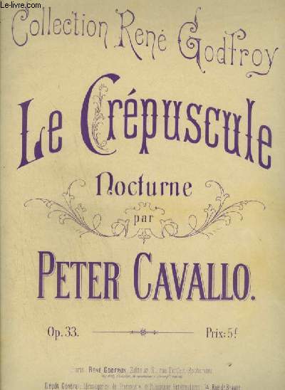 LE CREPUSCULE - NOCTURNE POUR PIANO.