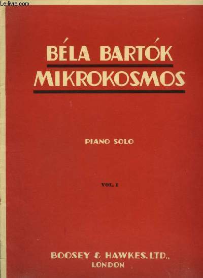 MIKROKOSMOS - VOLUME 1 - PIANO SOLO.