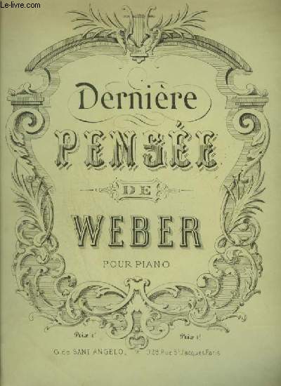 DERNIERE PENSEE - POUR PIANO.