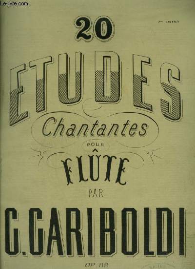 ETUDE COMPLETE DE GAMMES POUR FLUTE - OP.88.
