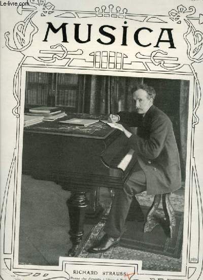 MUSICA - N10 : JUILLET 1903 - Chronique du mois + Photographie d'Eugne Ysae + Le prix Dimer + L'cole de musique Niedermeyer + Les faux Chefs d'oeuvre de la musique + La petite maison + La Season de Londres + Photographie de Lady de Grey...