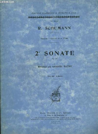 2 SONATE - OP.22 - POUR PIANO.