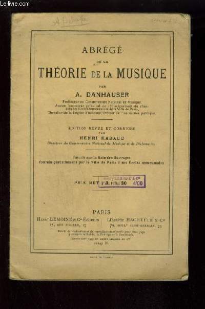 ABREGE DE LA THEORIE DE LA MUSIQUE - SIGNES EMPLOYES POUR ECRIRE LA MUSIQUE + LA PORTEE + LES NOTES + FIGURES DES NOTES + VALEUR DES FIGURES DE NOTES...