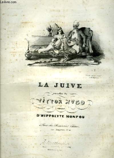 LA JUIVE - POUR PIANO ET CHANT AVEC PAROLES.