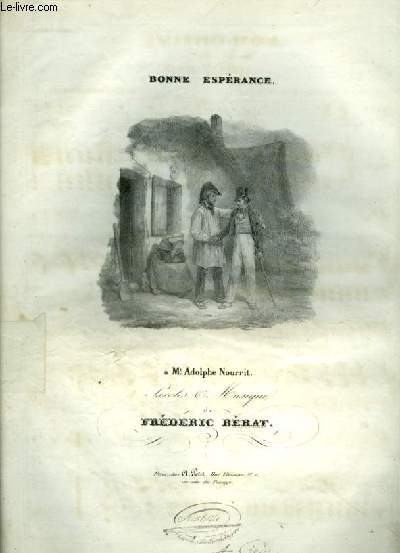 BONNE ESPERANCE - POUR PIANO ET CHANT AVEC PAROLES.