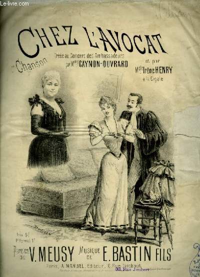 CHEZ L'AVOCAT - CHANSON POUR PIANO.