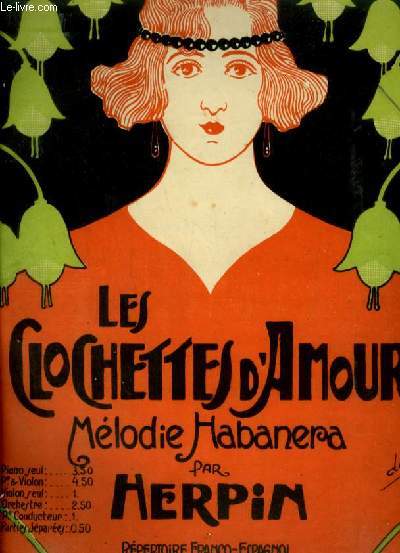 LES CLOCHETTES D'AMOUR - MELODIE HABANERA POUR PIANO.