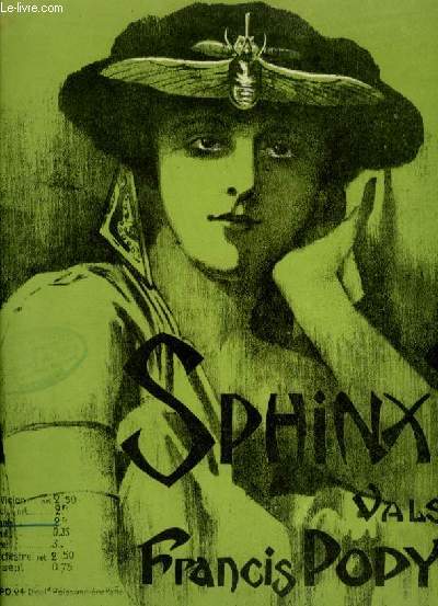 SPHINX ? - VALSE POUR PIANO ET CHANT AVEC PAROLES.