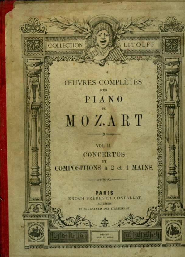 OEUVRES COMPLETES POUR PIANO - VOLUME 1 : SONATES ET AIRS VARIES + VOLUME : CONCERTOS ET COMPOSITIONS A ET MAINS