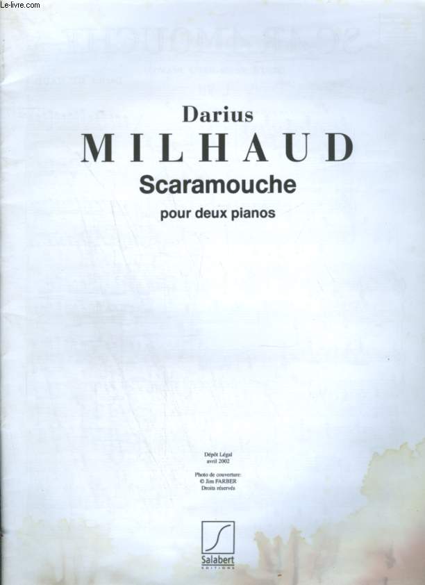 SCARAMOUCHE POUR DEUX PIANOS.