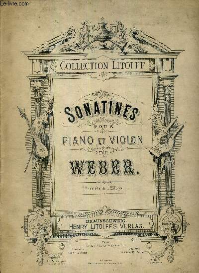 SONATINES POUR PIANO ET VIOLON - COLLECTION LITOLFF