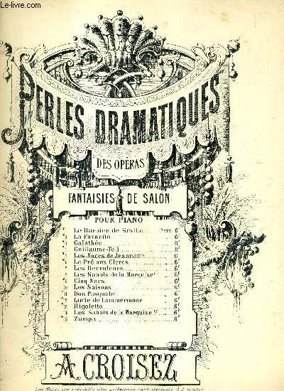 LES NOCES DE JEANNETTE - OPERA DE VICTOR MASSE - FANTAISIE ELEGANTE POUR PIANO