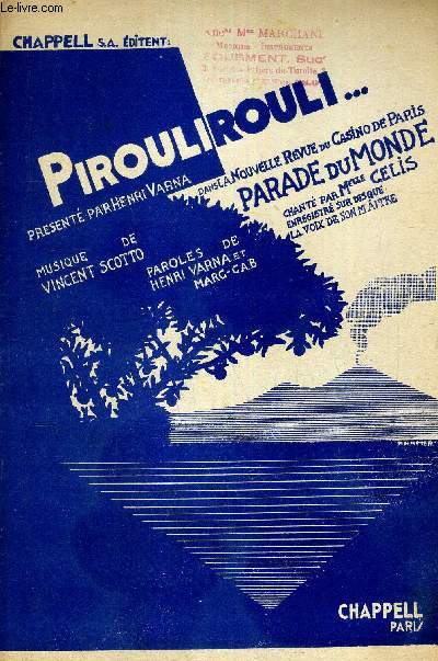 PIROULIROULI - REVUE CASINO DE PARIS DU MONDE