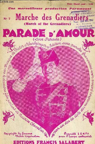 MARCHE DES GRENADIERS - DE L'OPERETTE 