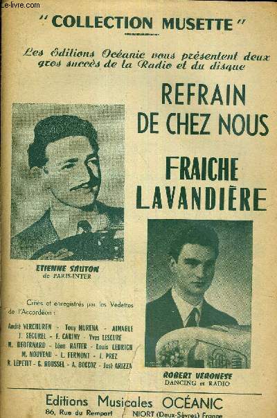 REFRAINS DE CHEZ NOUS - FRAICHE LAVANDIERE