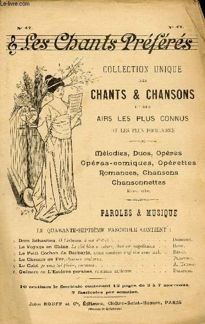 GULNARE OU L'ESCLAVE PERSONE, ROMANCE ANCIENNE N47