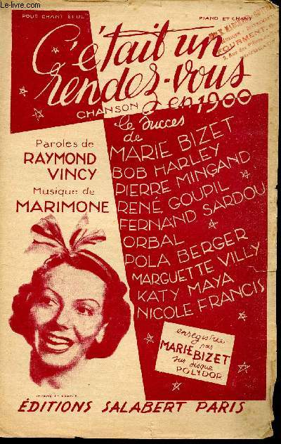 C'ETAIT UN RENDEZ-VOUS - EN 1900