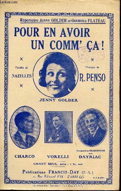 POUR EN AVOIR UN COMME CA
