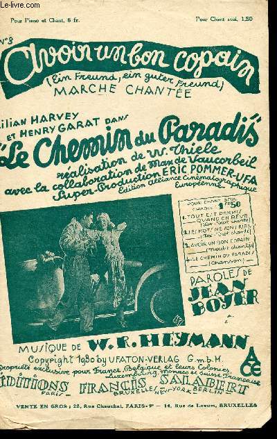 AVOIR UN BON COPAIN - MARCHE CHANTEE N3
