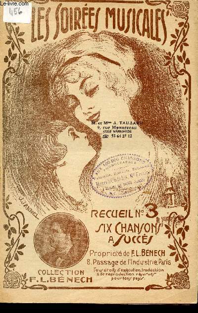 AVEC CA MAM'ZELLE - L'AMOUR A VENISE - SI VOUS RENCONTREZ UNE BLONDE - LE DEMON DE L'OR - LE JEUNE HOMME DU PARC MONCEAU - BRUNES OU BLONDES