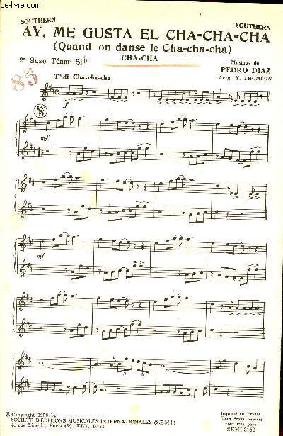 MUNECA TRISTE - AY, ME GUSTA EL CHA-CHA-CHA - 2E SAXO TENOR SI