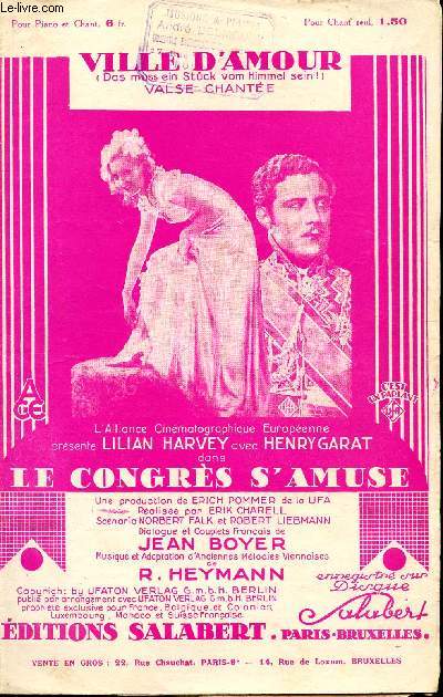 VILLE D'AMOUR - VALSE CHANTEE