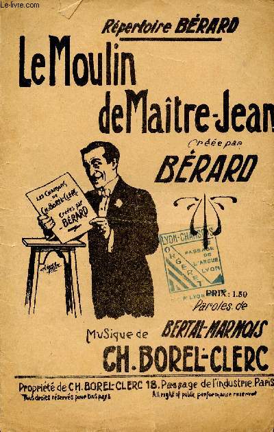 LE MOULIN DE MAITRE-JEAN - REPERTOIRE BERARD