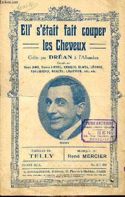 ELL' S'ETAIT FAIT COUPER LES CHEVEUX