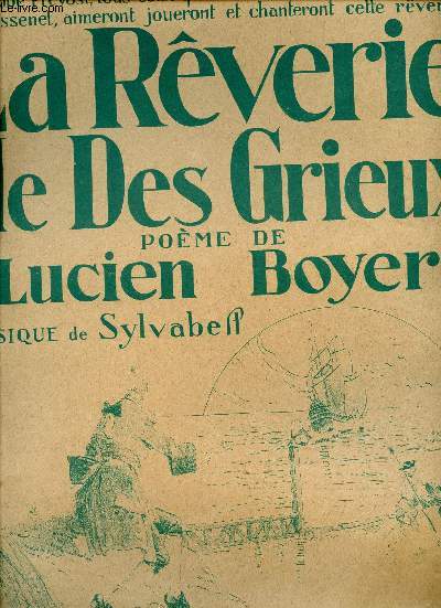 LA REVERIE DE DES CRIEUX - A MON AMI MARIO CAZES - POESIE DE LUCIEN BOYER