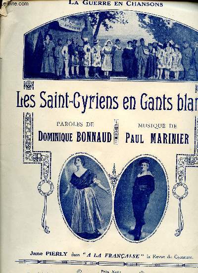 LES SAINT-CYRIENS EN GANTS BLANCS - PAROLES DE DOMINIQUE BONNAUD