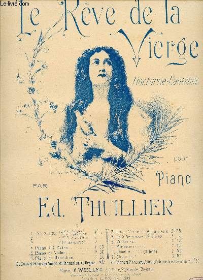 LE REVE DE LA VIERGE - NOCTURNE-CANTABILE - PIANO, VIOLON