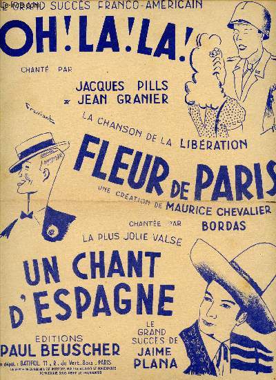 OH! LA! LA! - UN CHANT D'ESPAGNE - FLEUR DE PARIS