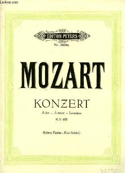 KONZERT - A DUR - A MAJOR - LA MAJEUR - K.V.488 - N3309