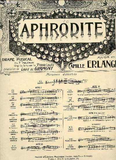 APHRODITE - ACTE 1 AIR DE CHRYSIS