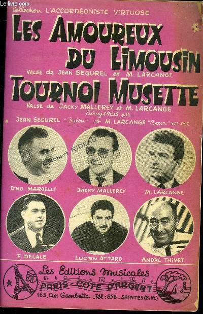 Les amoureux du limousin, tournoi musette (Collection: l'accordoniste virtuose)
