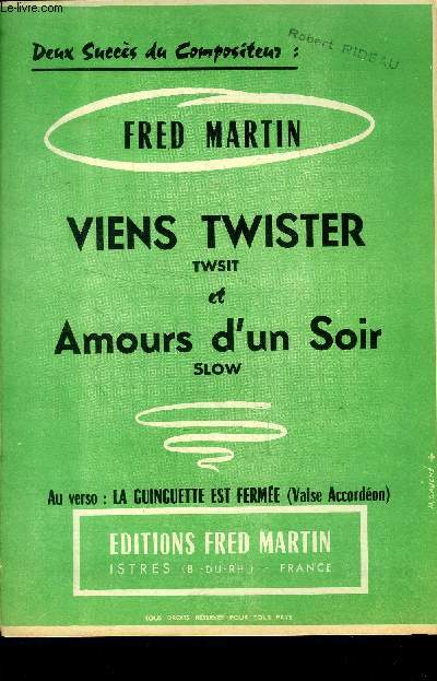 Viens twister et Amours d'un soir