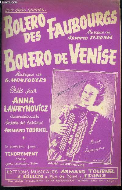 Bolero des Faubourgs /Bolro de Venise