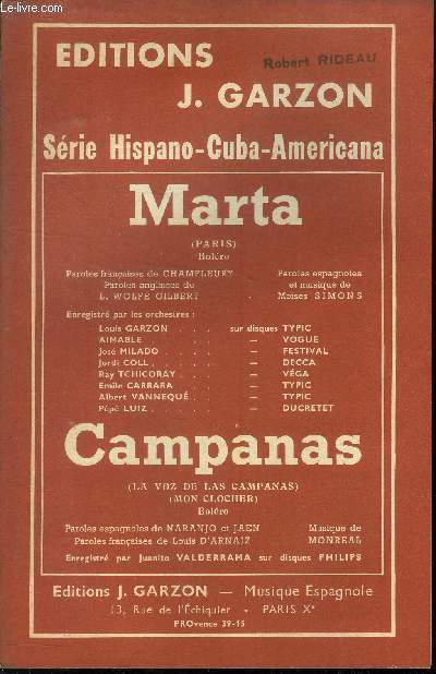 Marta / Campanas