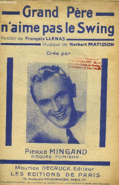Grand-pre n'aime pas le swing