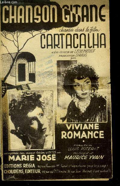 Chanson gitane , chante dans le film Cartacahla
