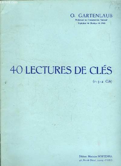40 Lectures de Cls (2, 3, 4 Cls)