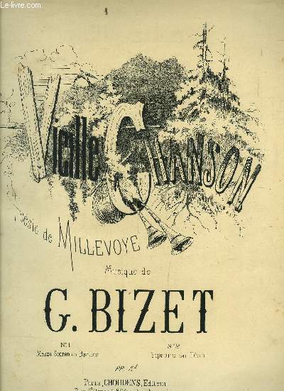 Vieille chanson,posie de Millevoye, N1 mezzo soprano ou baryton