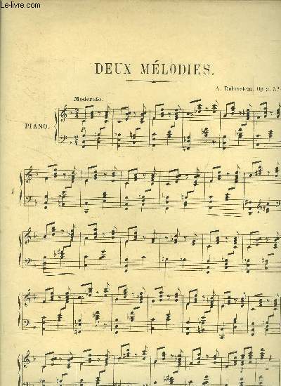 Deux mlodies pour piano
