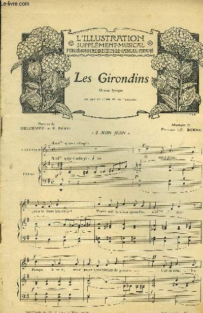 L'illustration , supplment au N 3290 7 mars 1906: Les girondins