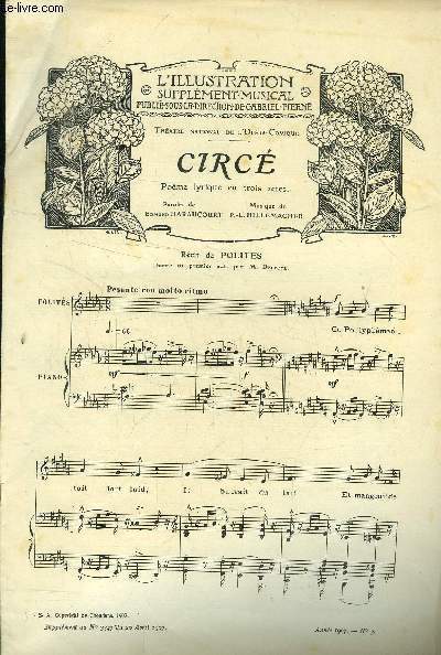L'illustration, supplment au N3347 , 3. avril 1907 : Circ
