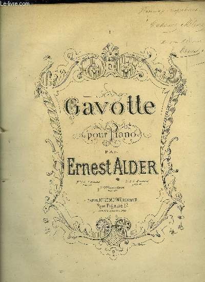 Gavotte pour piano