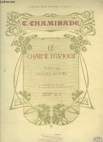 Le charme d'amour, pour piano et chant