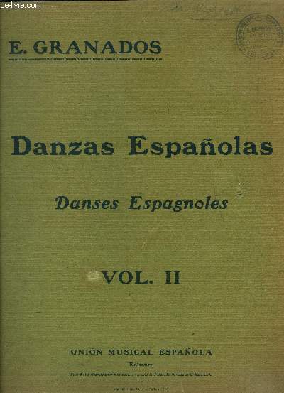 Danzas espanolas/ Danses espagnoles, vol II