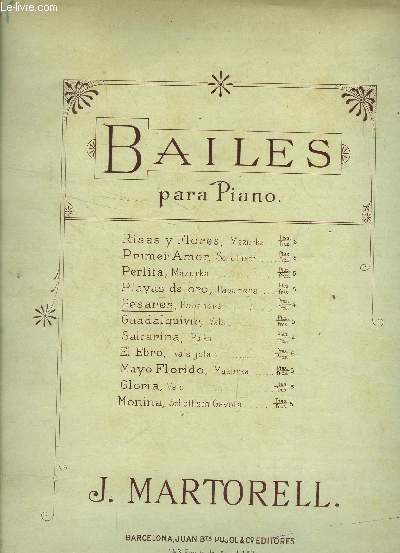 Bailes pour piano