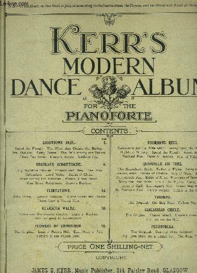 Kerr's modern dance album for the pianoforte